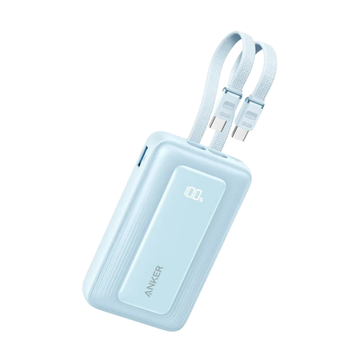 Anker Zolo Power Bank (10,000mAh, 35W, Built-In Dual USB C-C Cable)