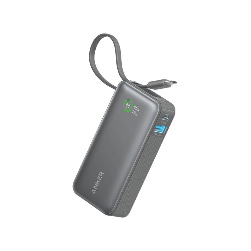 Anker Nano 30W Power Bank with USB-C Cable 10,000mAh Fast Charge