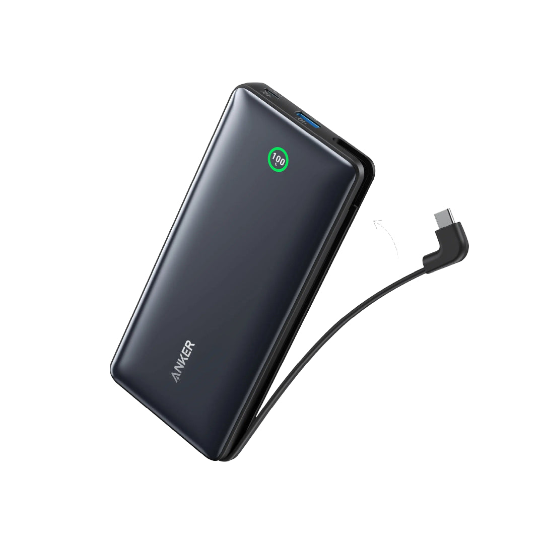 Anker Nano Power Bank (20,000mAh, 30W with Built-In USB-C Cable) - Anker Philippines