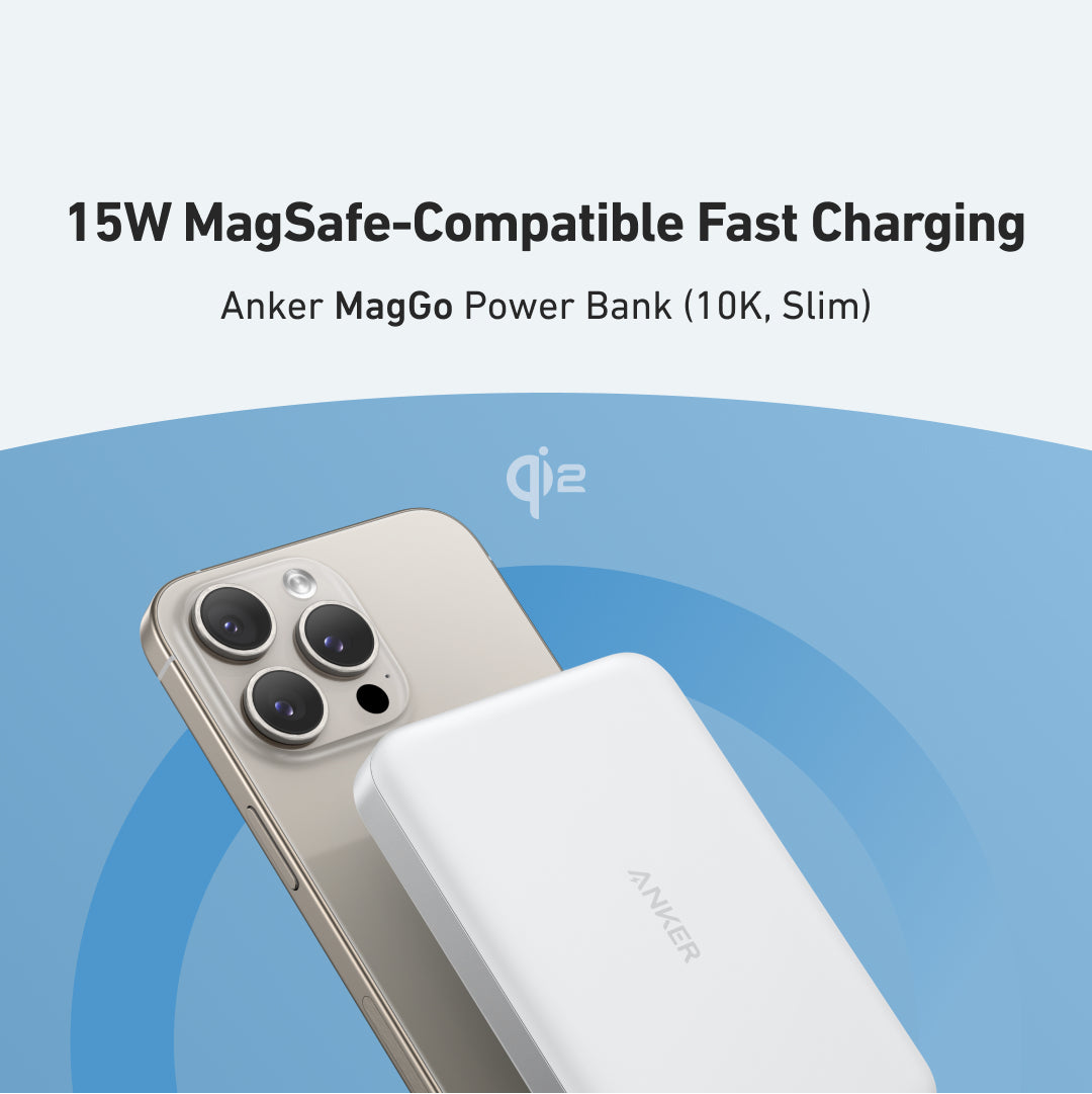 Anker MagGo Wireless Charger (10,000mAh, 15W) - Anker Philippines