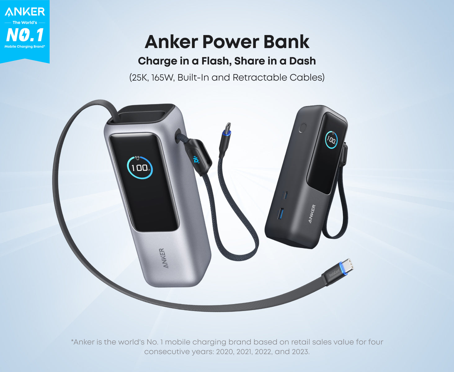 Anker Power Bank 25k 165W