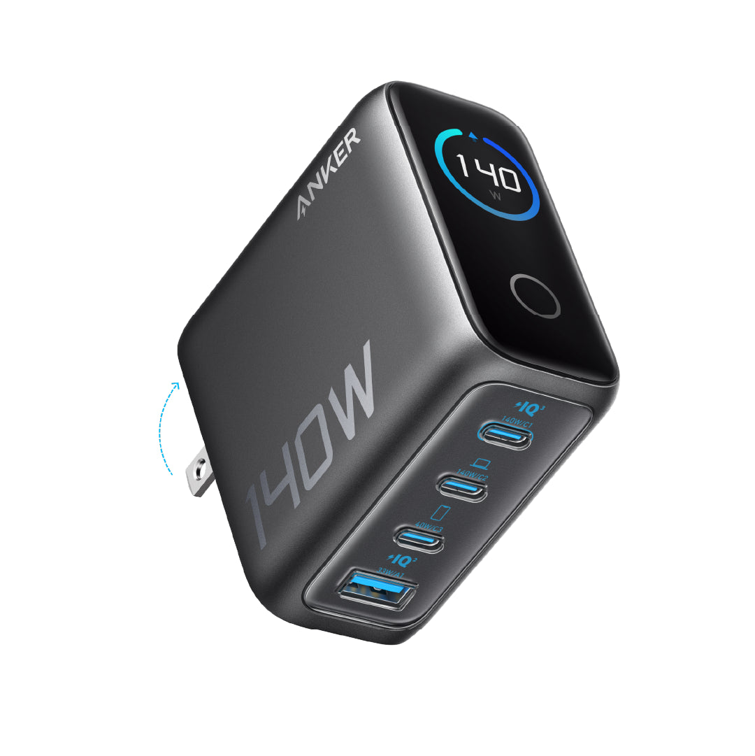 Anker Fast GaN Charger (140W, 4 Ports, PD 3.1)