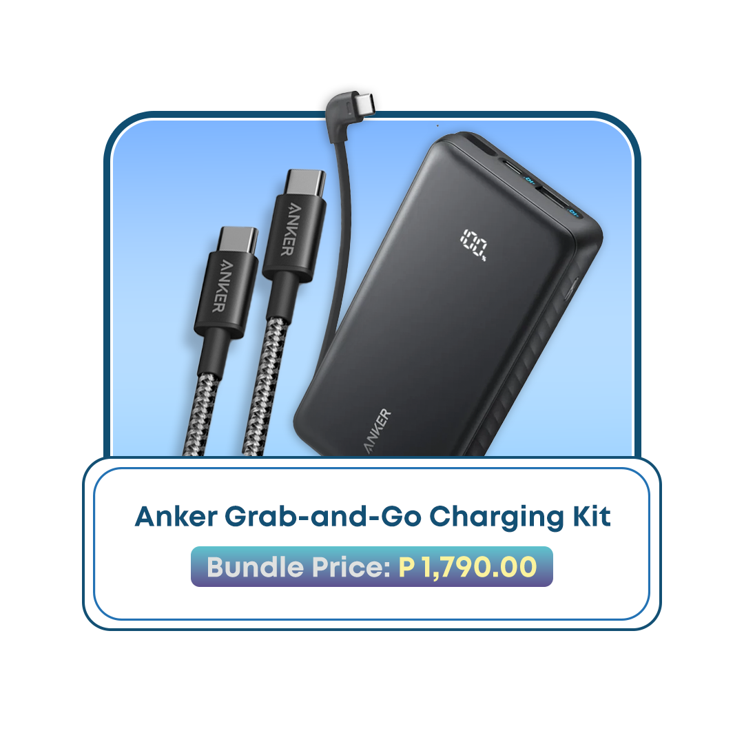 Anker Grab-and-Go Charging Kit (20K Power Bank + USB-C Cable)