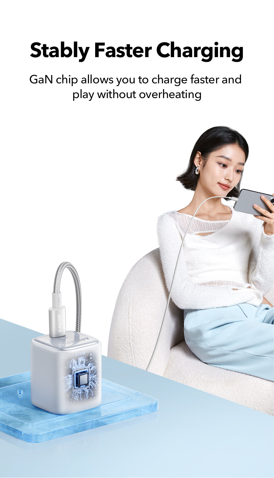 Anker Zolo 30W | Compact USB-C Charger for Everyday Charging