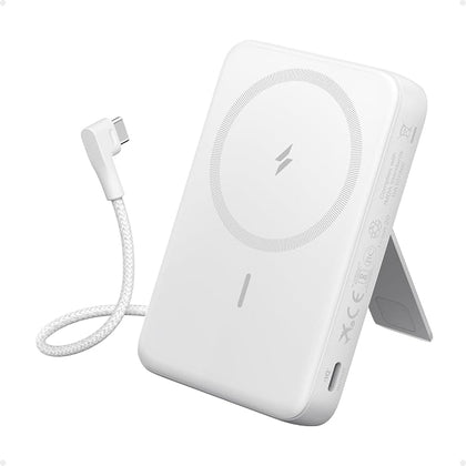 Anker Zolo Magnetic Power Bank (10,000mAh, 30W, Built-In USB-C Cable)