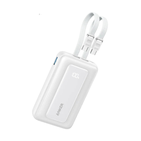 Anker Zolo Power Bank (10,000mAh, 35W, Built-In Dual USB C-C Cable)
