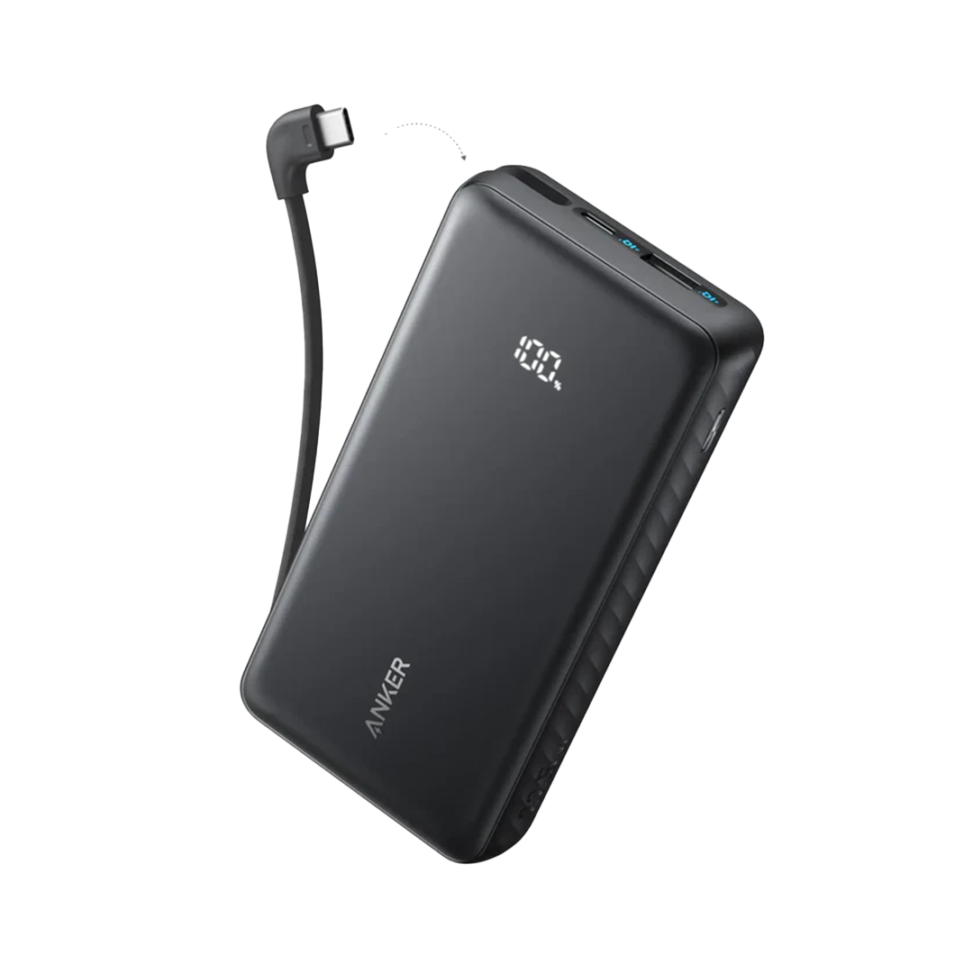 Anker Zolo Power Bank 20,000mAh 22.5W High-Speed Portable Charger with Built-in USB- C