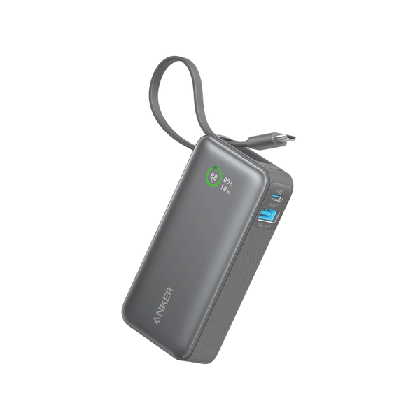 Anker Nano Power Bank (30W, Built-In USB-C Cable)