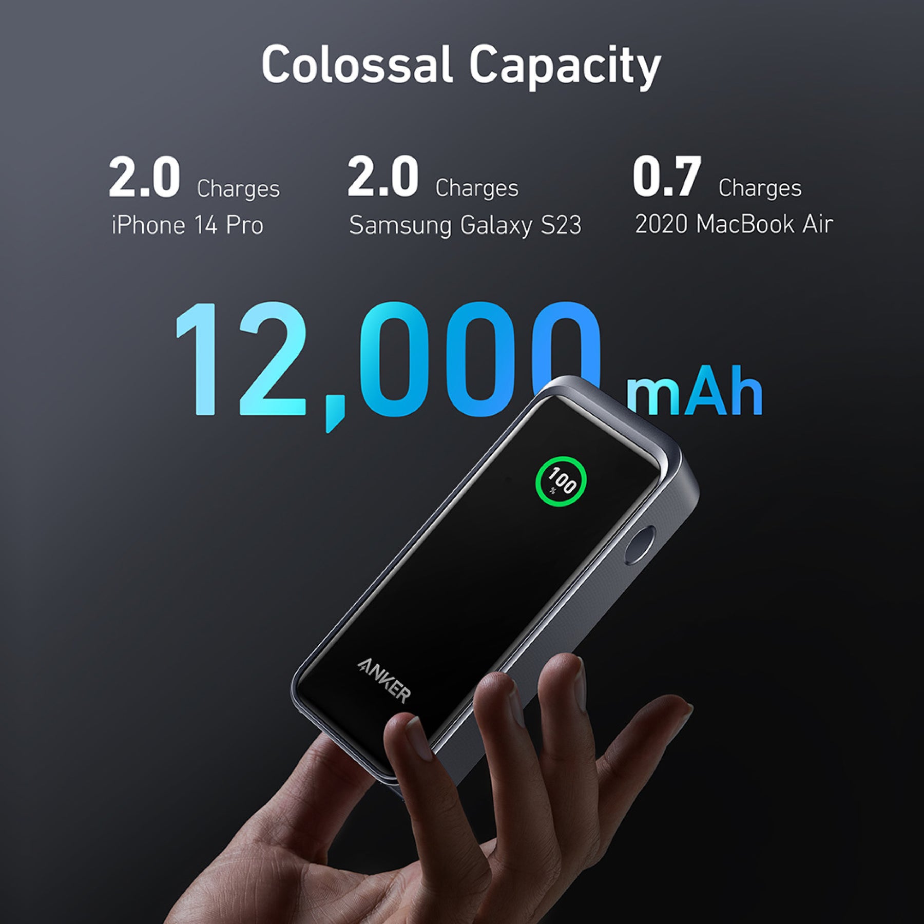 Anker 130W Power Bank: Ultimate 12000mAh Portable Charger Anker 130W Power Bank: Ultimate 12000mAh Portable Charger