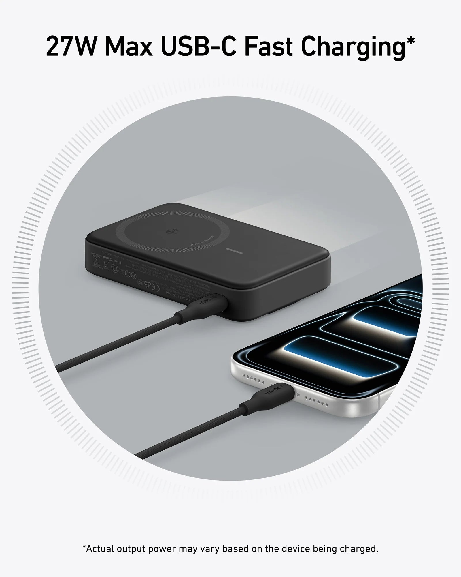 Anker MagGo 10000mAh | MagSafe Power Bank for iPhone