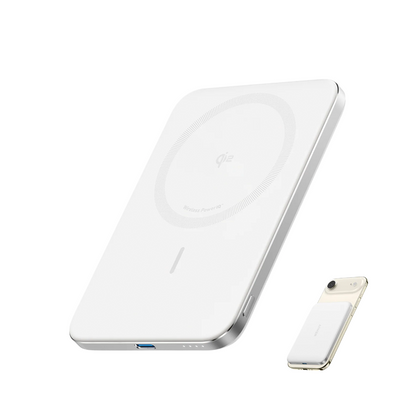 White Anker Nano Power Bank Ultra-Slim on a white background