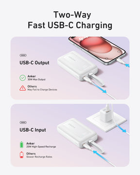 Anker Zolo 20000mAh 30W | Power Bank with Built-In USB-C Cable