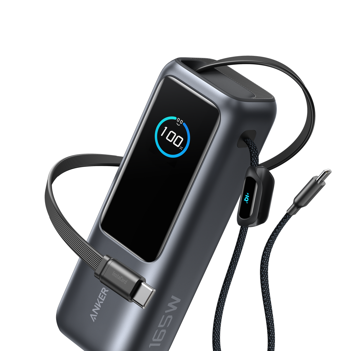 Anker Powerbank 25,000mAh | 165W Fast Charging with Retractable Cables