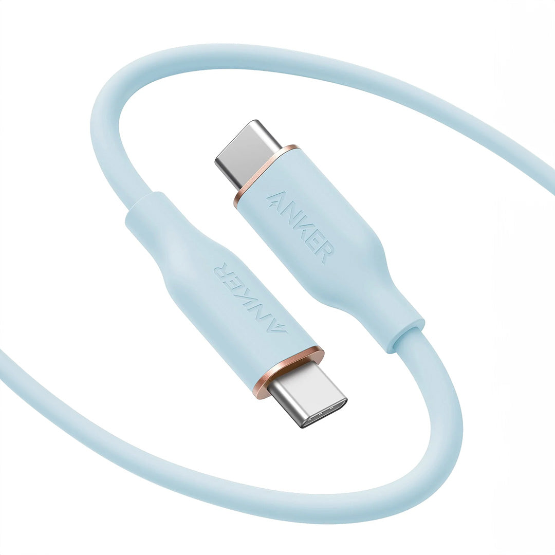 Anker USB-C to USB-C Cable (PowerLine III Flow, Type C to Type C, 3ft)