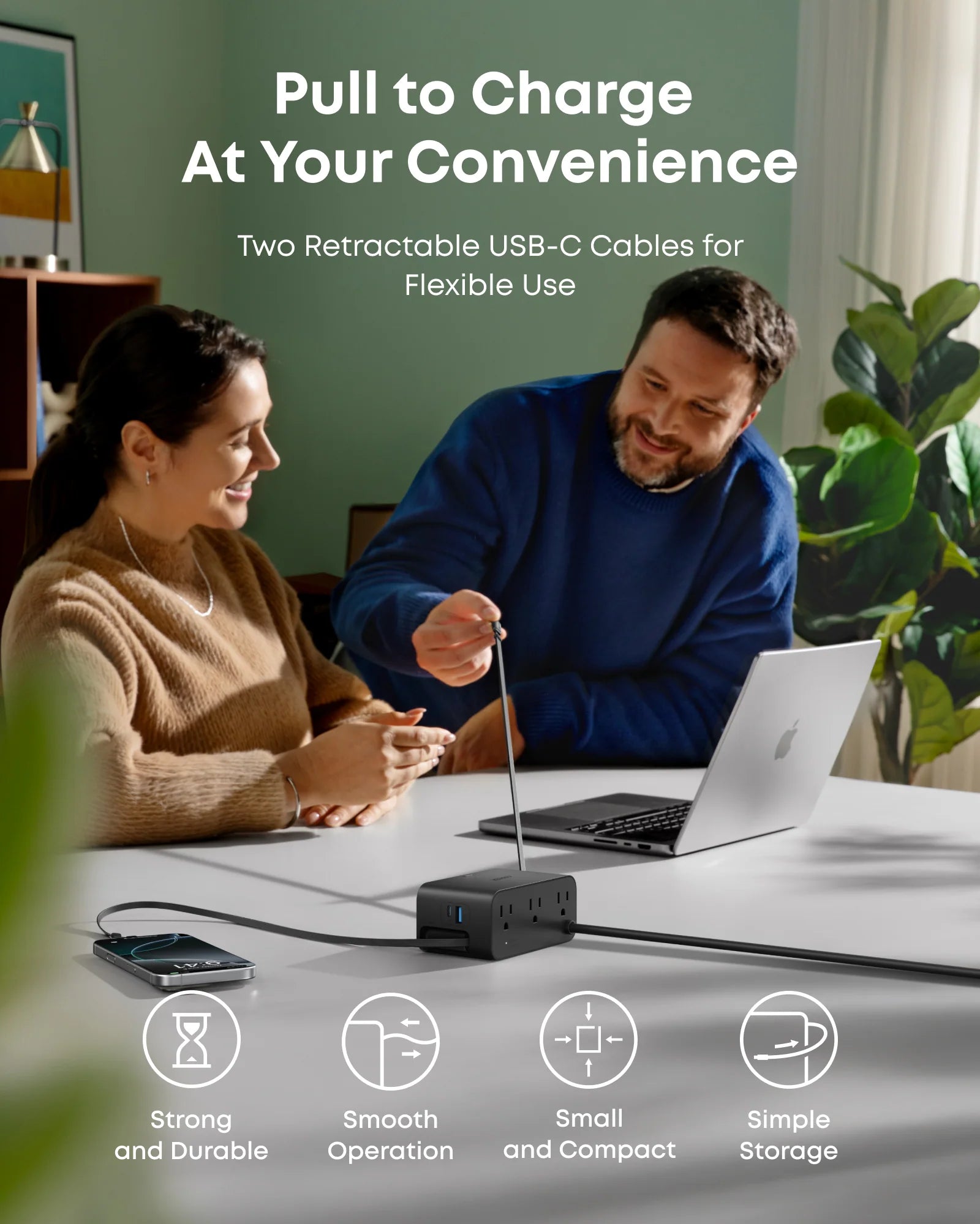Anker Nano 7-in-1 100W | Desktop Charging Station with Power Strip