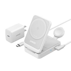 Anker 3-in-1 MagGo Wireless Charging Station White