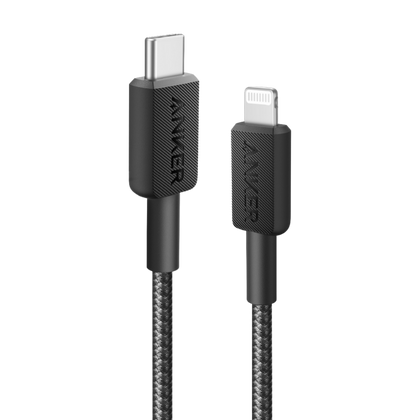 Anker 322 USB-C to Lightning Nylon Braided Cable (3ft)