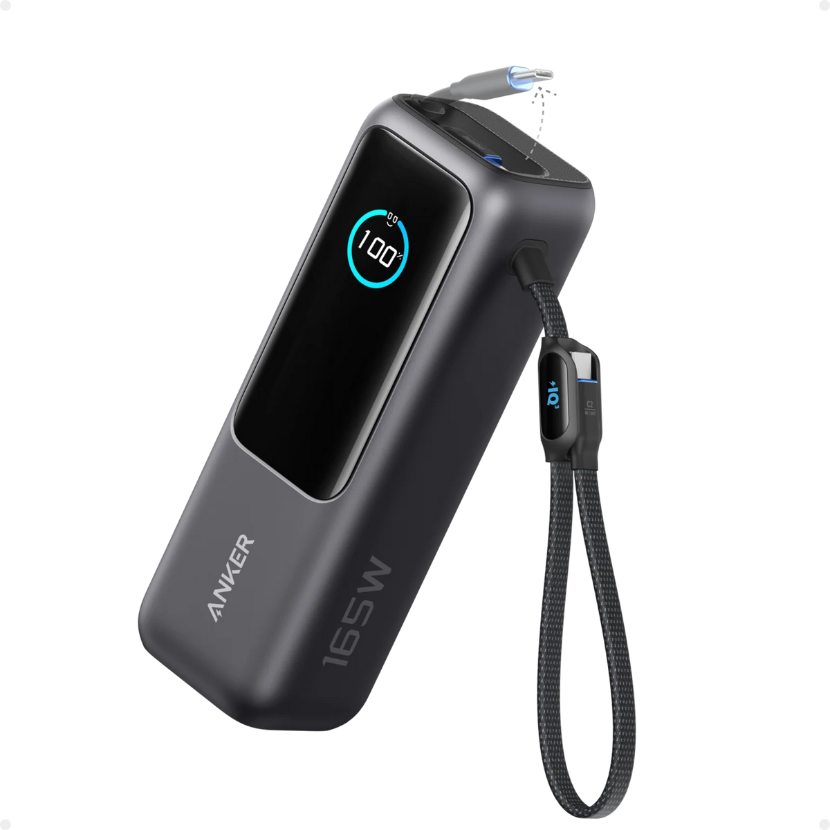 Anker Power Bank 25,000mAh 165W: Laptop and Phone Charging