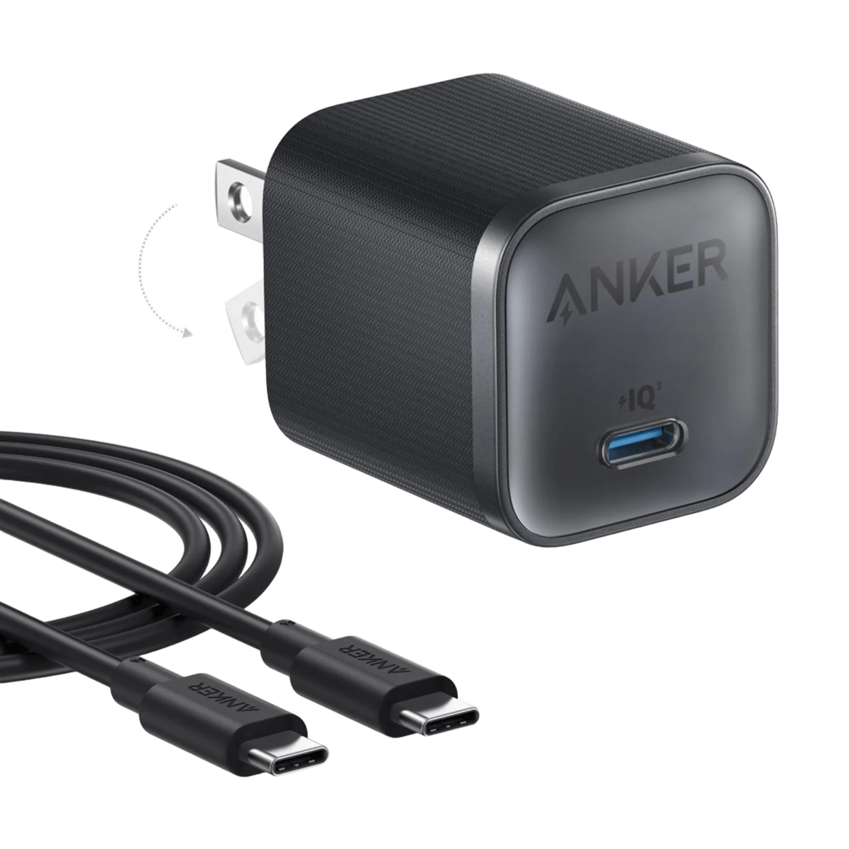 Anker Nano 45W USB-C Charger Black