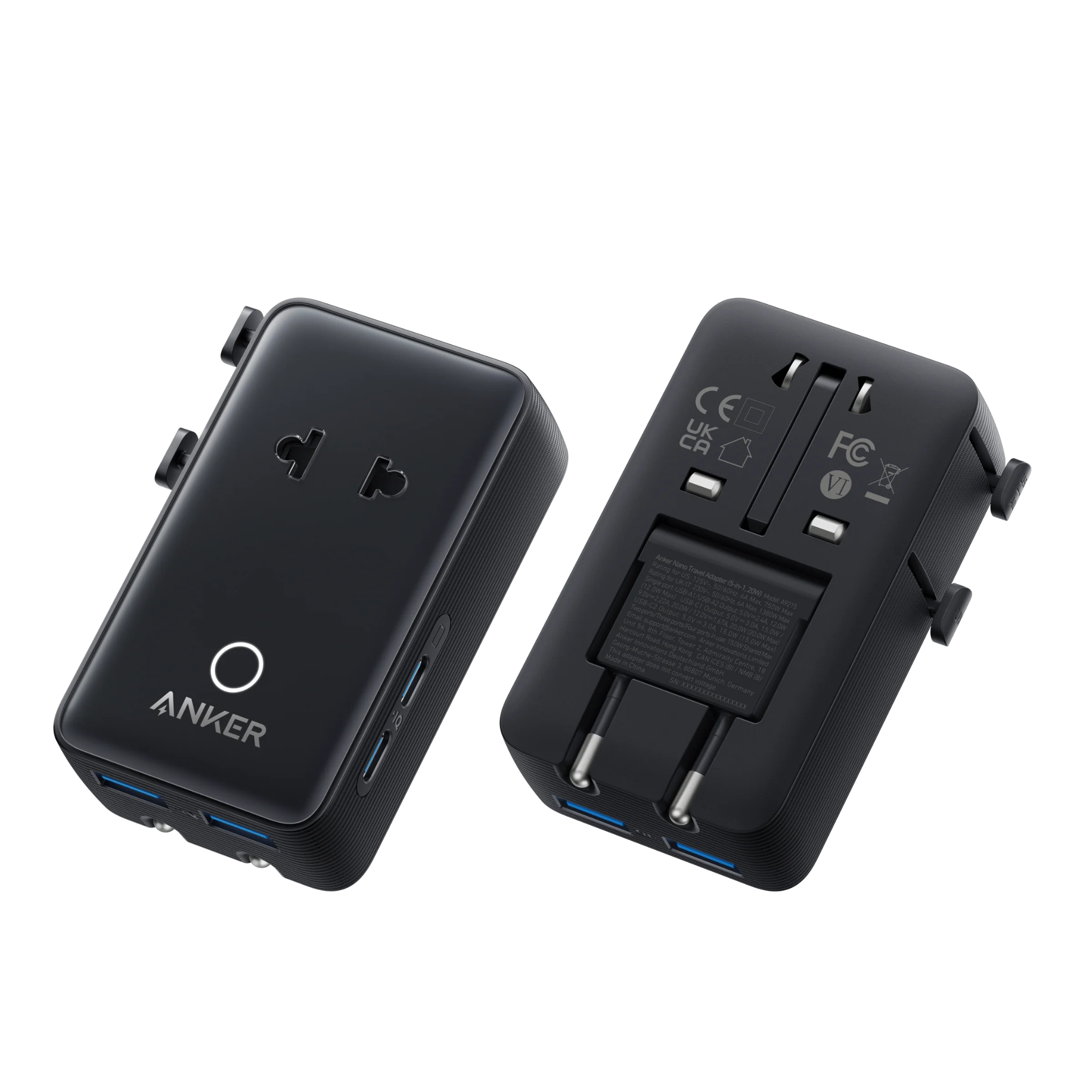 Anker Nano 5-Port Travel Adapter | Anker Philippines