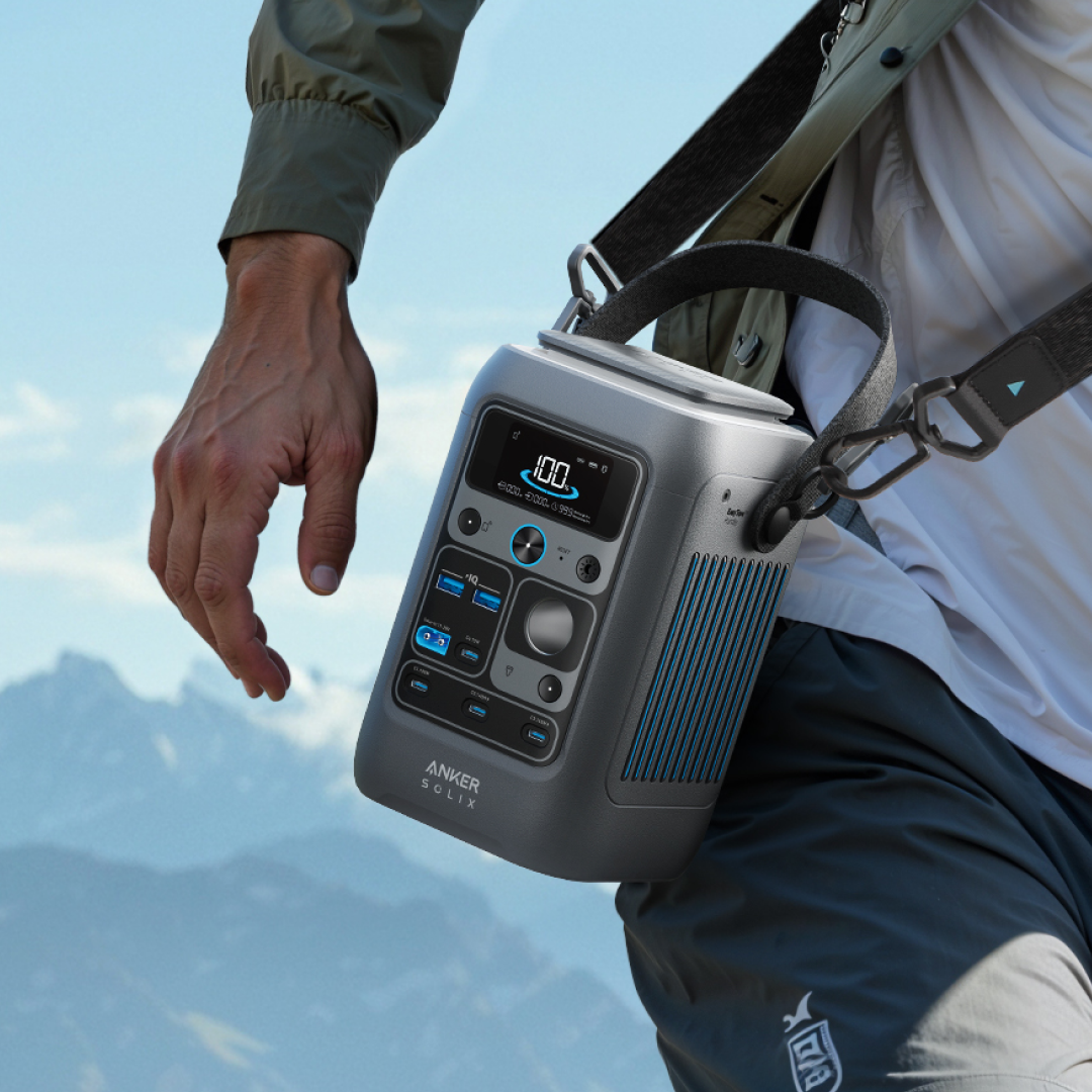 Anker SOLIX C300 DC 288Wh | Portable Power Station for Camping and Travel