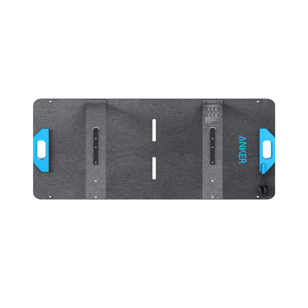 Anker SOLIX PS100 Portable Solar Panel 100W Back Image