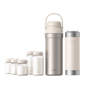 Breast milk cooler eufy E10 with five BPA-free bottles and pre-chilled ice ring, Anker Philippines