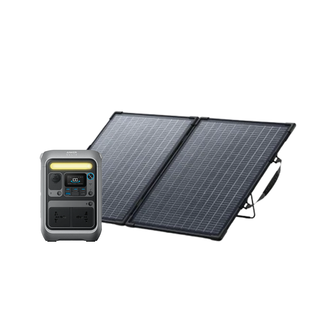 Anker Outdoor Power Bundle (SOLIX C300 AC + 100W Solar Panel)