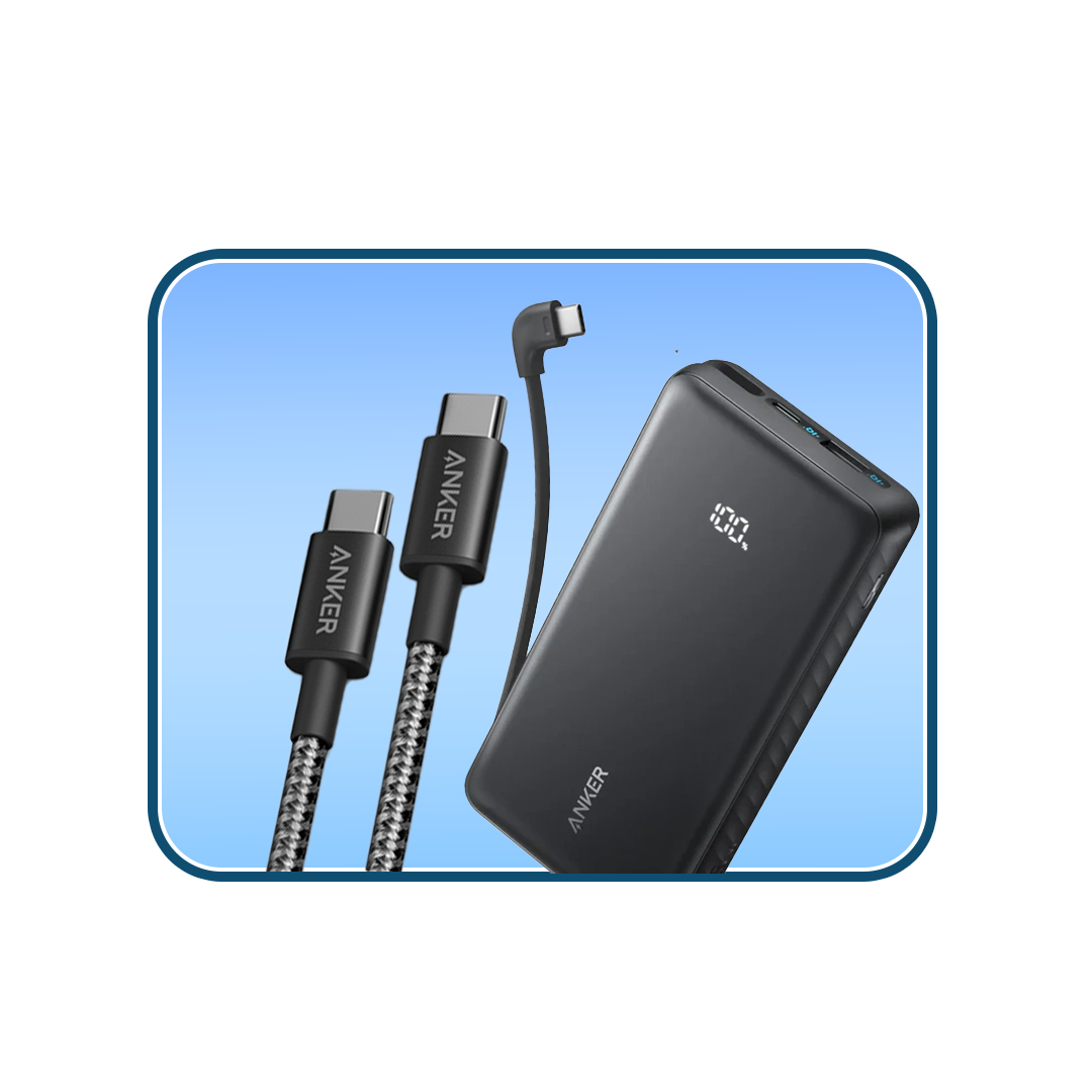 Anker Grab-and-Go Charging Kit (20K Power Bank + USB-C Cable)