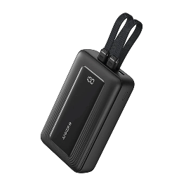 Anker Zolo Power Bank (20K, 30W, Built-In USB-C and Lightning Cable)
