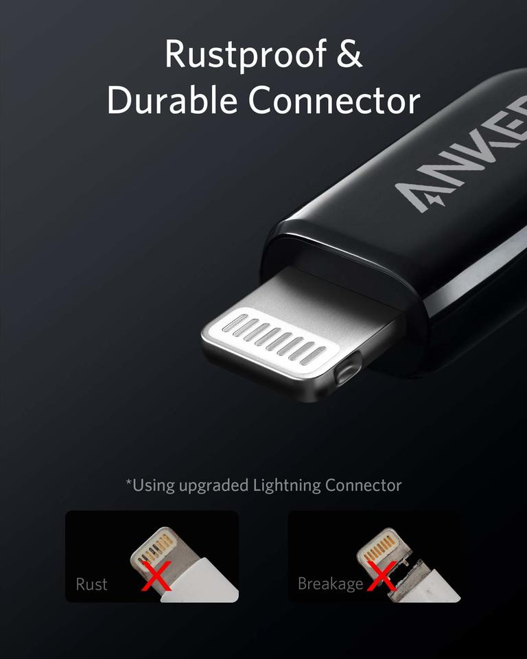 Anker PowerLine+ III 3ft (Lightning to USB-A Cable)