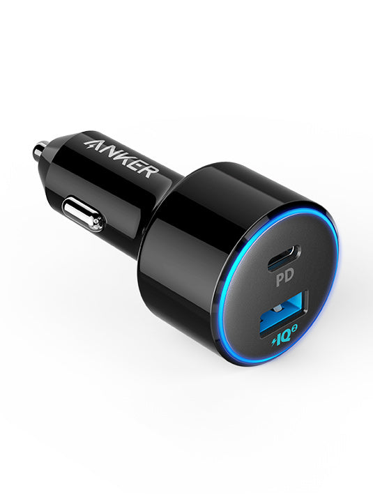 Anker PowerDrive Speed+ 2 Car Charger in Blue