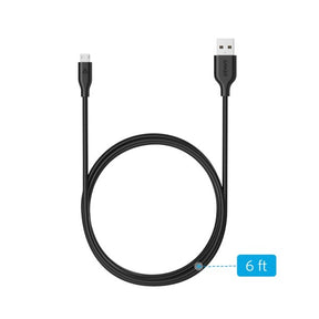 Anker PowerLine Micro USB Cable 6ft Black