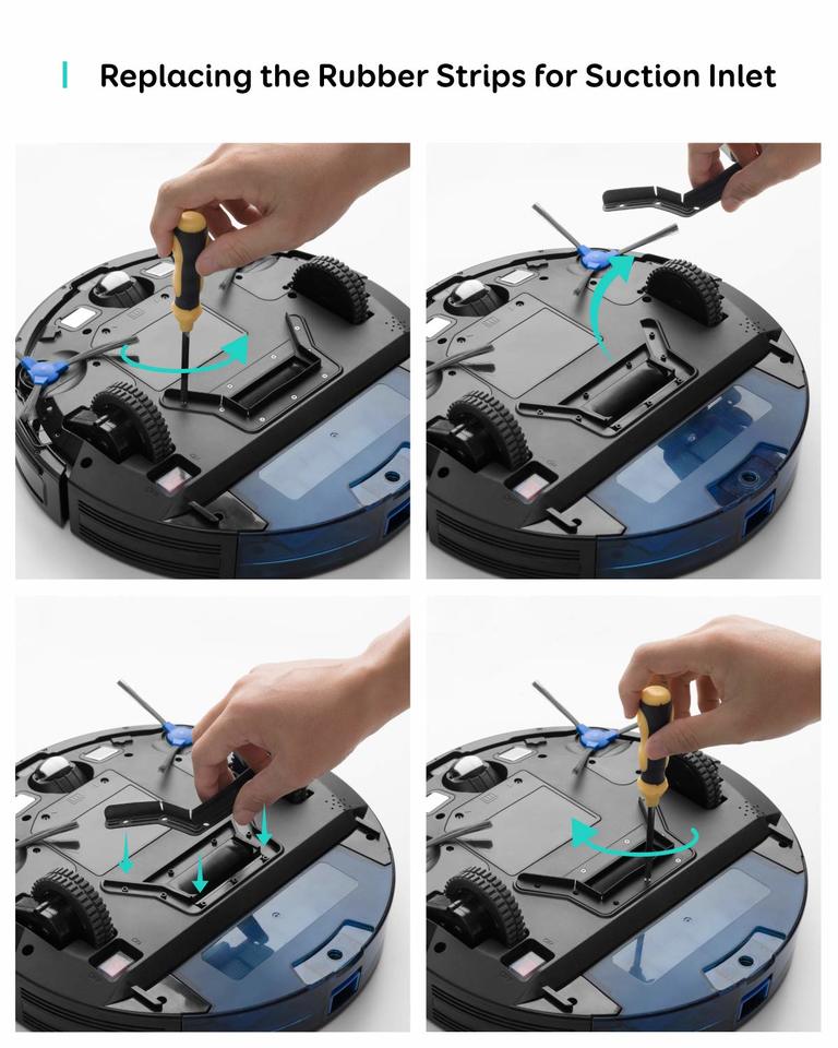 eufy RoboVac Replacement Rubber Strips for Suction Inlet